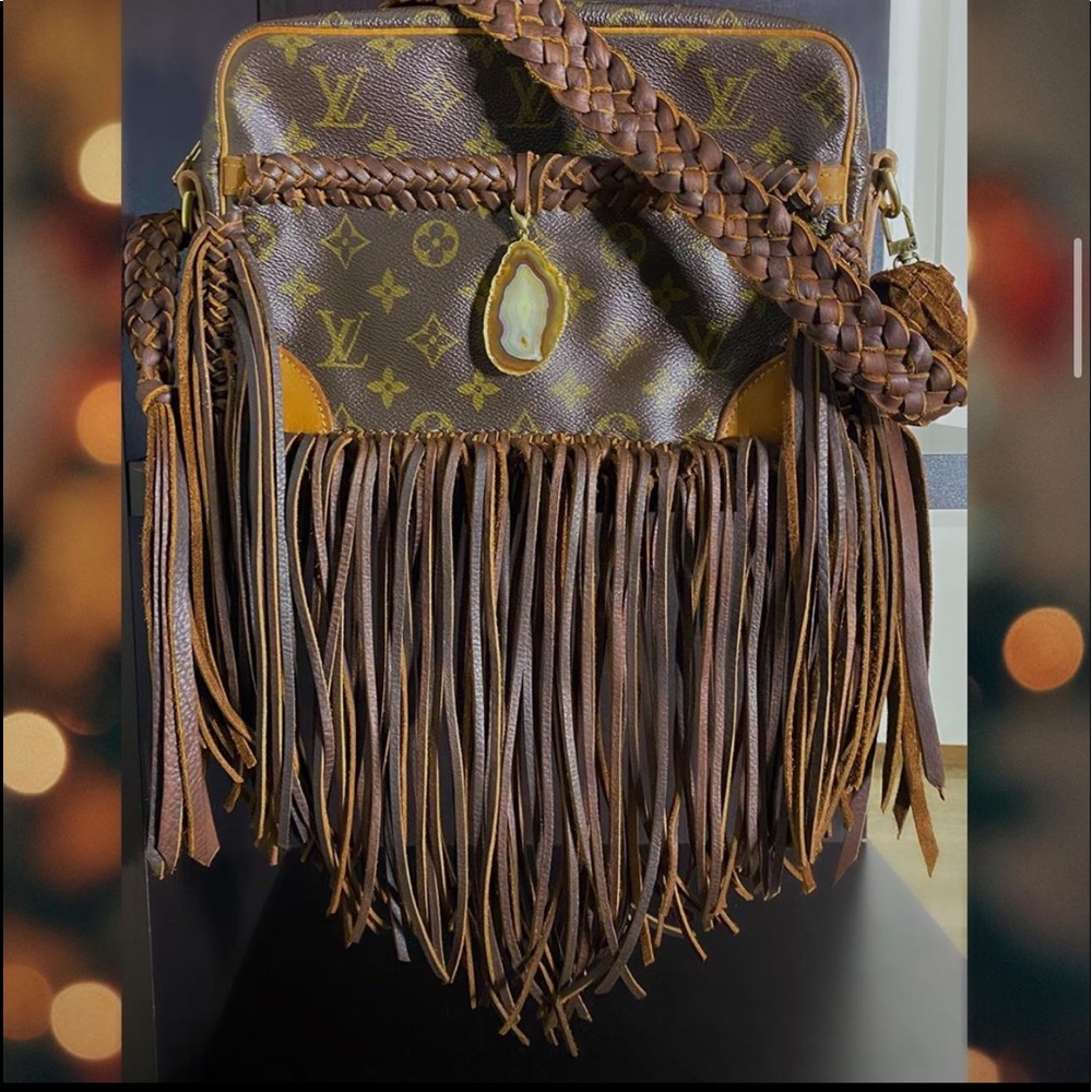 Louis Vuitton fringe trocadero